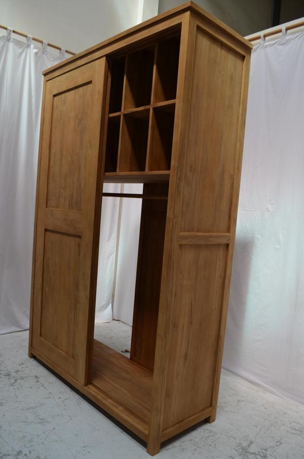 Teak maatwerk kast