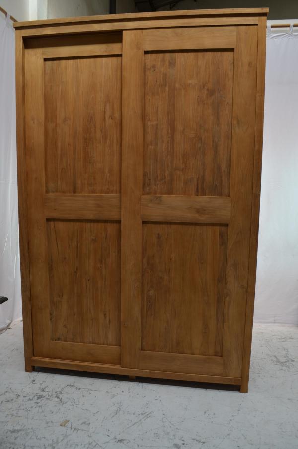 Teak maatwerk kast