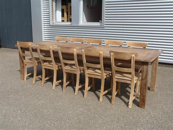 Teak Tafel Oud Hout 280x100cm 25 | Teakmeubelen.com