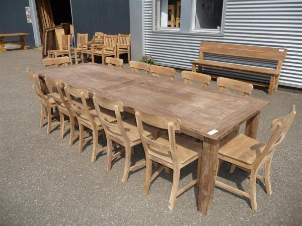 Teak Tafel Oud Hout 300 | Teakmeubelen.com